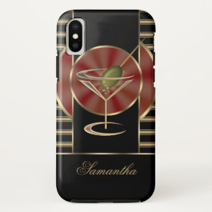 Cute Martini Cocktail Personalised Case-Mate iPhone Case