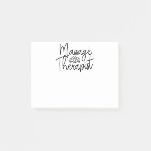 Cute Massage Therapist Post-it Notes