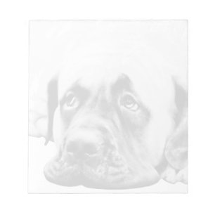 Cute Mastiff dog Notepad
