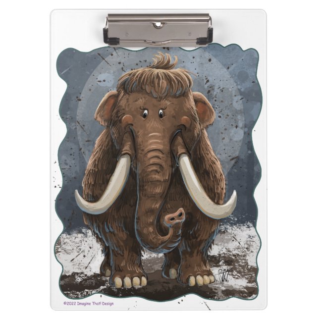 Cute Mastodon Clipboard (Front)