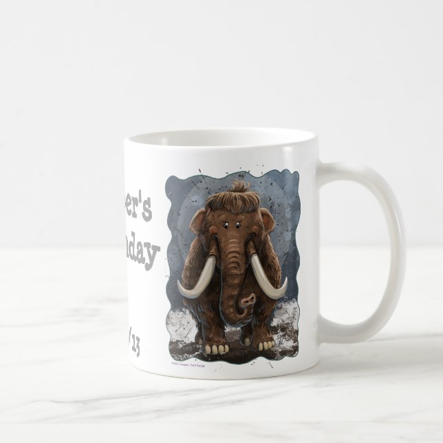 Cute Mastodon Coffee Mug (Right)