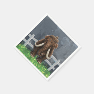 Cute Mastodon Napkin