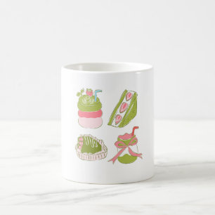 Cute Matcha Strawberry Desserts Drinks Coffee Mug