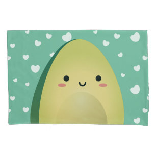 Cute Matching Couple Avocados Funny Lets Avocuddle Pillowcase