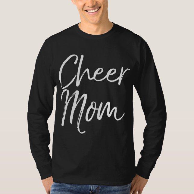 Cute Matching Family Cheerleader Mother Gift Cheer T-Shirt (Front)