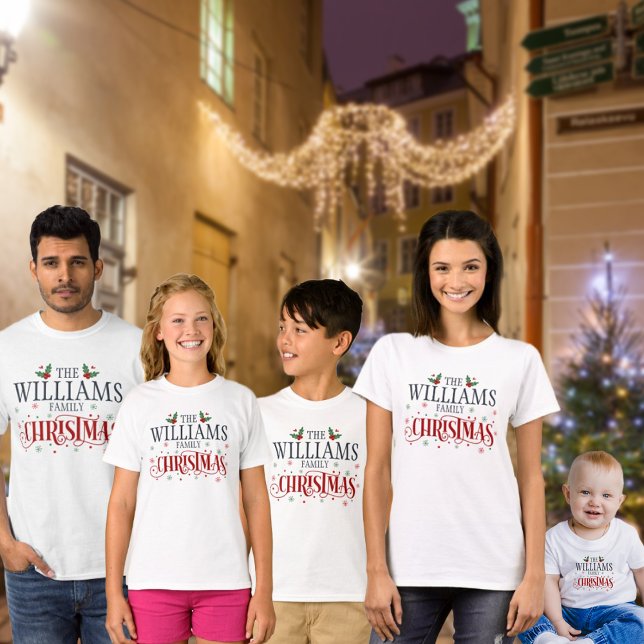 Cute Matching Family Christmas  T-Shirt (Creator Uploaded)