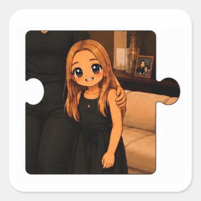 Cute Matching Family Kawaii Sticker Pack (Front)