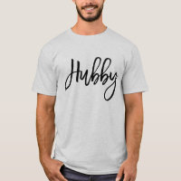 Cute Matching Wifey Hubby Anniversary T-Shirt