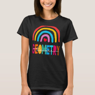 Cute Math Coach Teacher Mathematical Geometry Teac T-Shirt