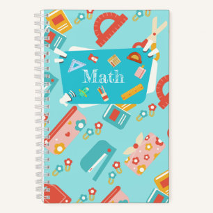 Cute Math Notebook for Kids