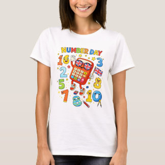 Cute Maths Numbers Calculator Number Day T ShirtUK T-Shirt