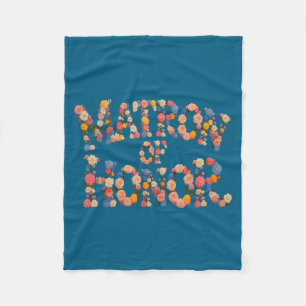 Cute matron of honour bride squad bridal to be fleece blanket