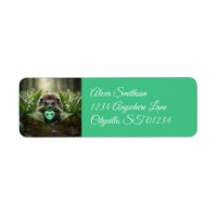 Cute May Hedgehog with Emerald Heart