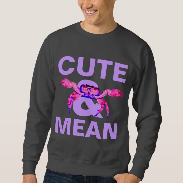 cute&mean sweatshirt (Front)