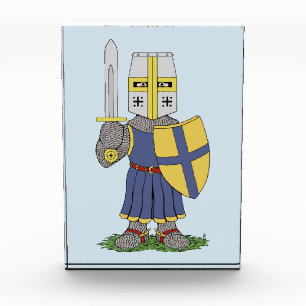 Cute Mediaeval Knight Photo Block