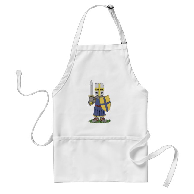 Cute Mediaeval Knight Standard Apron (Front)
