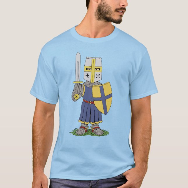 Cute Mediaeval Knight T-Shirt (Front)