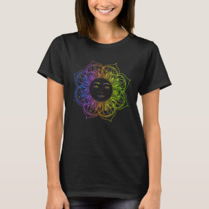 Cute Meditation Tees  Namaste Sun and Moon Yoga