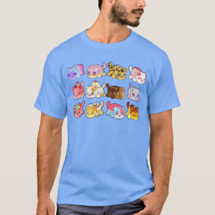 Cute Meemeow Cats Giftee for and Cat Lovers Men Wo T-Shirt