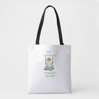 Cute Meerkat Just Hanging Out and Enjoying the Vie Tote Bag