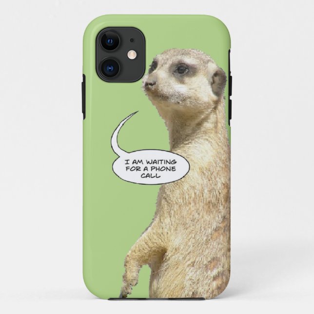 Cute Meerkat Phone Case (Back)