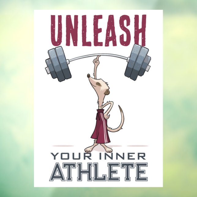 Cute Meerkat Unleash Your Inner Athlete Cartoon (Sheet 3)
