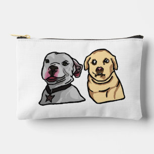 Cute Meme Dogs Accessory Pouch