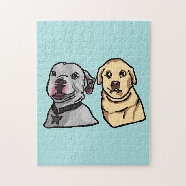 Cute Meme Dogs Jigsaw Puzzle (Vertical)