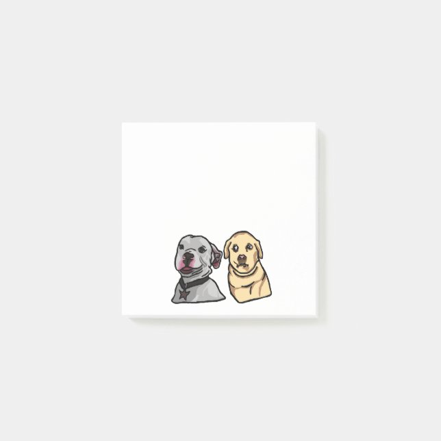 Cute Meme Dogs Post-it Notes (Front)