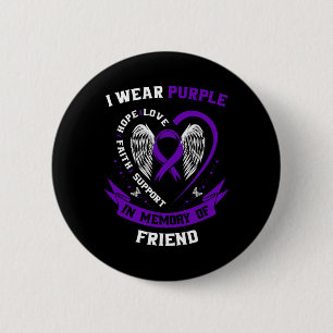 Cute Memorial Gifts Loss Of Friend Epilepsy Awaren 6 Cm Round Badge