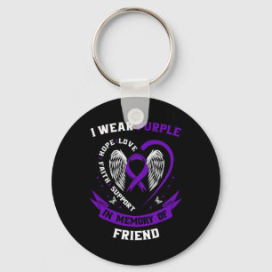 Cute Memorial Gifts Loss Of Friend Epilepsy Awaren Key Ring