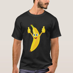 Cute Men Women Humour Graphic Banana T-Shirt