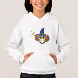 Cute Merlin the Wizard Owl Cartoon