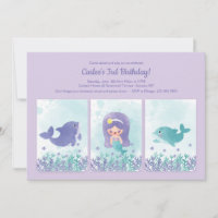 Cute Mermaid and Friends