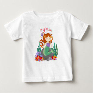 Cute Mermaid Baby T-Shirt