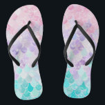 Cute Mermaid Beach Flip Flops, Pink, Purple, Teal Jandals<br><div class="desc">Cute Mermaid Beach Flip Flops,  Pink,  Purple,  Ocean,  Teal</div>