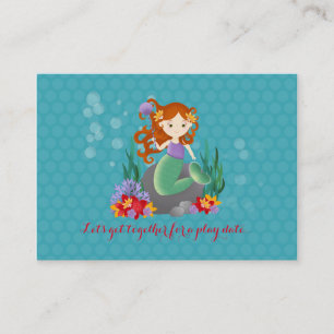 Cute Mermaid Calling Card
