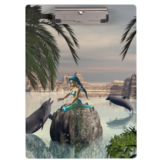 Cute Mermaid Clipboard (Front)