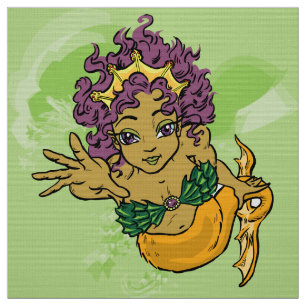 Cute Mermaid Fabric
