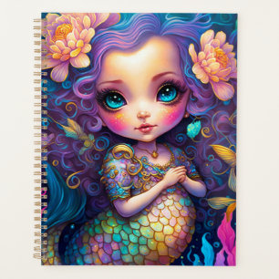 Cute Mermaid Fantasy Art Planner