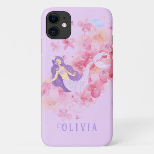 Cute Mermaid Girly Under the sea for Girls Case-Mate iPhone Case