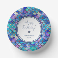Cute Mermaid Little Girls Birthday Party