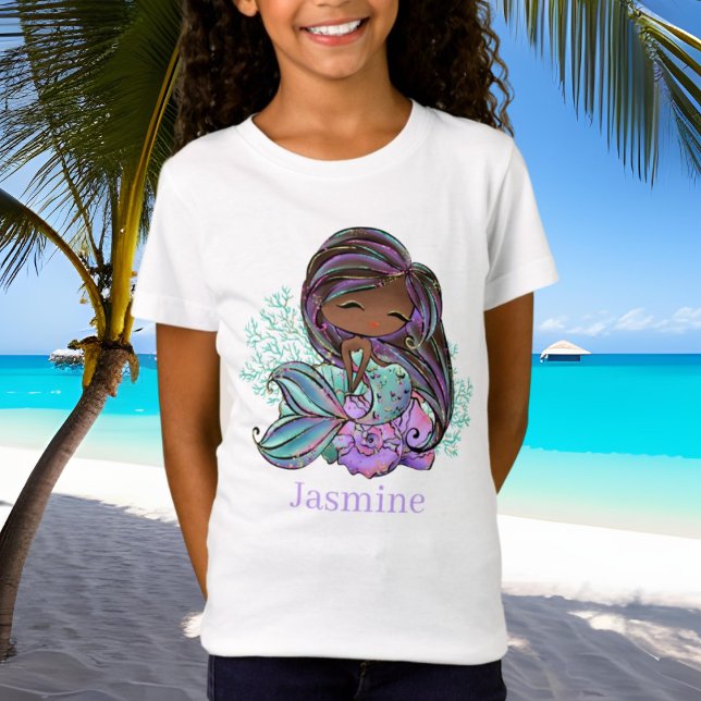 cute mermaid lovers add name T-Shirt (Creator Uploaded)