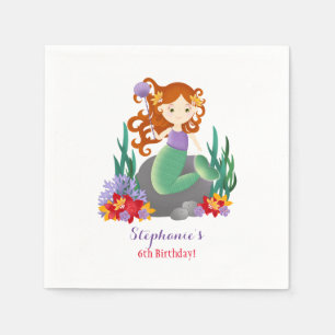 Cute Mermaid Napkin