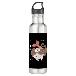 Cute Mermaid Nurse Swimming 710 Ml Water Bottle