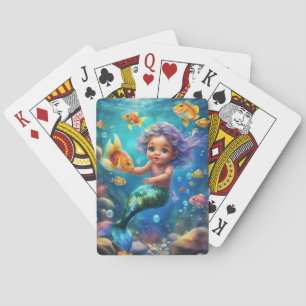 Cute Mermaid  Playing Cards