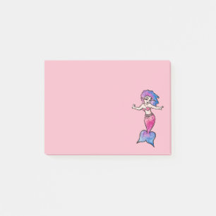 Cute Mermaid Post-it Notes