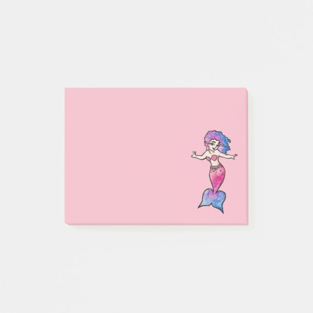 Cute Mermaid Post-it Notes (Front)