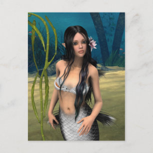 Cute Mermaid Postcard