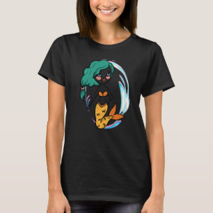 Cute Mermaid Swim Ocean  Mermaids Women Girly Girl T-Shirt